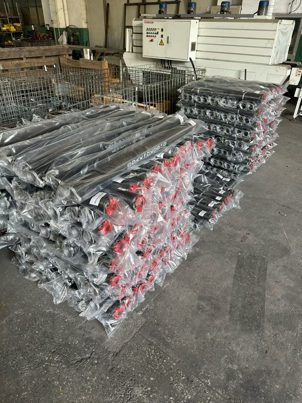 Springs packaged and ready to ship